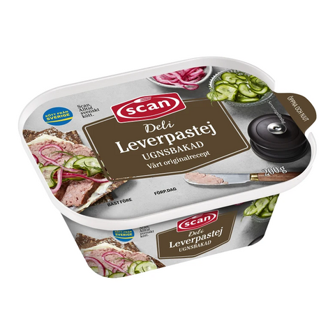 Scan Leverpastej Ugnsbakad - Liverpaté Spread 200 g-Swedishness