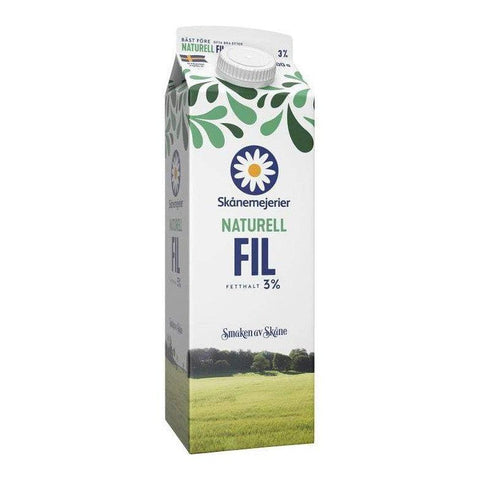 Skånemejerier Filmjölk 3% - Sour Milk 1l-Swedishness