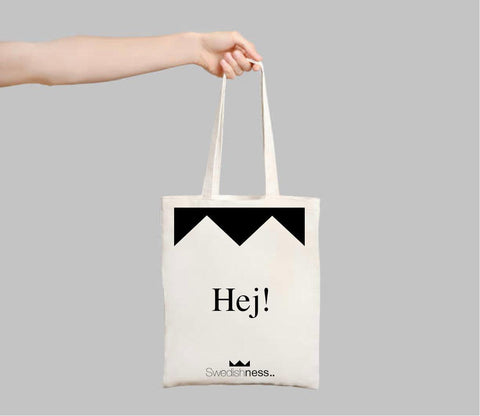 Swedishness Tote Bag Color Natural-Swedishness