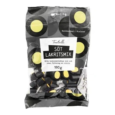 Treatville Söt Lakritsmix - Sweet Liquorice Mix 180g-Swedishness