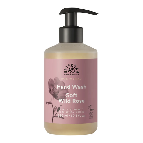 Urtekram - Hand Wash Soft Wild Rose 300 ml-Swedishness