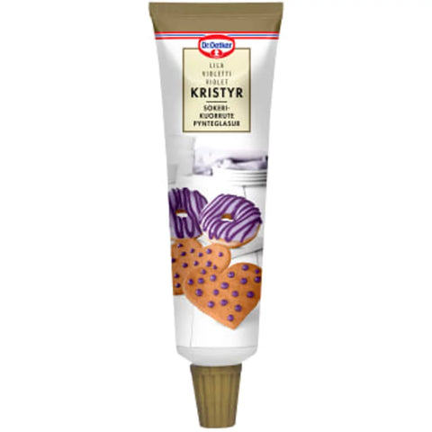 Dr Oetker Lila Kristyr - Purple Glaze 125g