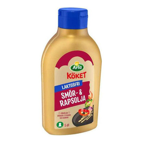 ARLA KÖKET Smör & Rapsolja - Lactose-free Butter & Rapeseed Oil 5dl-Swedishness