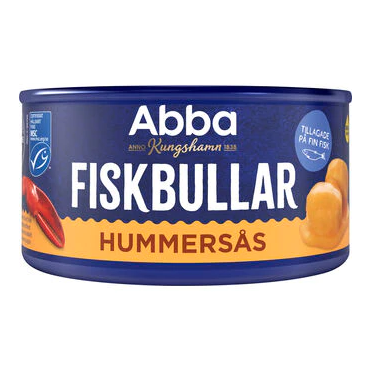 Abba Fiskbullar i hummersås - Fish Dumplings in Lobster Sauce 375g-Swedishness