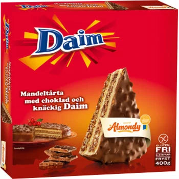 Almondy DAIM Mandeltårta Glutenfri Fryst - DAIM Frozen Gluten-free - 400 g