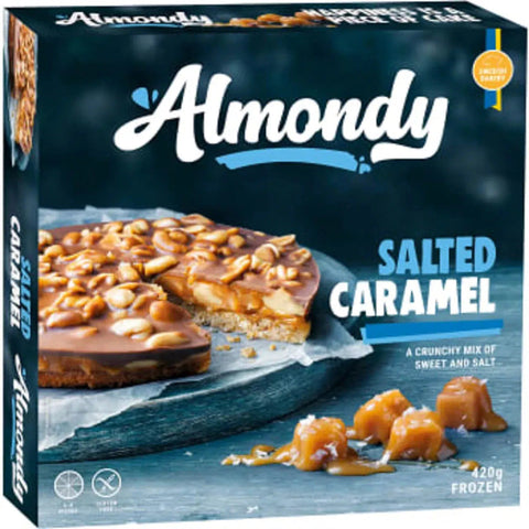 Almondy Salted Caramel - Almond cake Frozen Gluten-free - 420 g-Swedishness