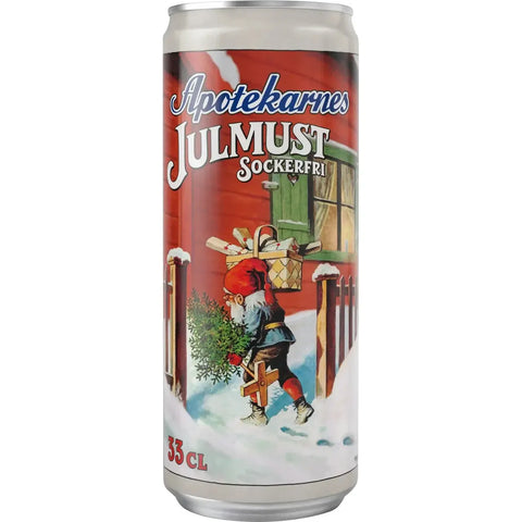 Apotekarnes Julmust Sockerfri - Christmas Soda Sugar-free - 33cl-Swedishness