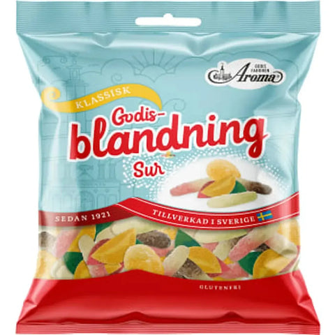 Aroma Godispåse Sur - Candy mix Sour - 115g-Swedishness