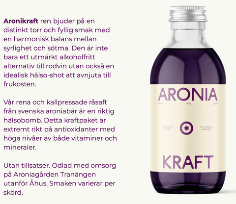 Aronia Kraft - Aronia Drink 30 cl-Swedishness