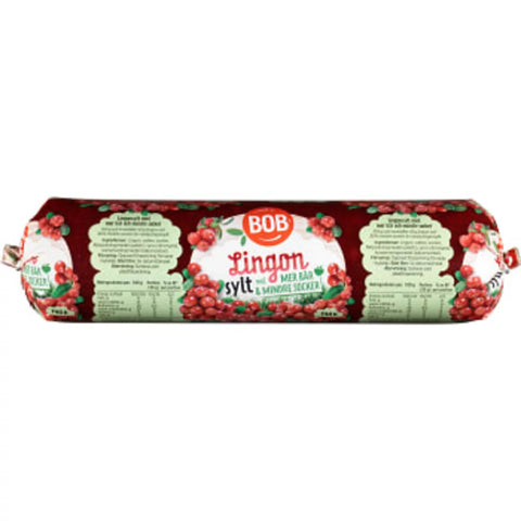 BOB Lingonsylt Lättsockrad Refill - Lingonberry Jam Lightly sugared Refill - 740 g-Swedishness