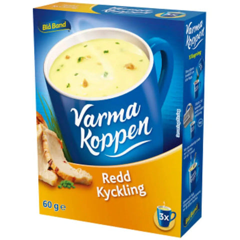 Blå Band VK Redd Kycklingsoppa 3 p - Warm cup of Redd Chicken soup - 6dl-Swedishness