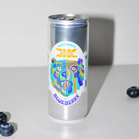 TWOFACE BLÅBÄRSSODA   -   CARBONATED BLUEBERRY SODA  - 25 cl X 2