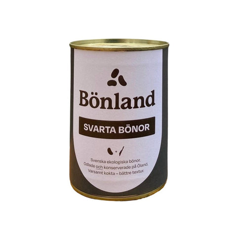 Bönland Svarta Bönor EKO - Black Beans ECO - 410 g-Swedishness
