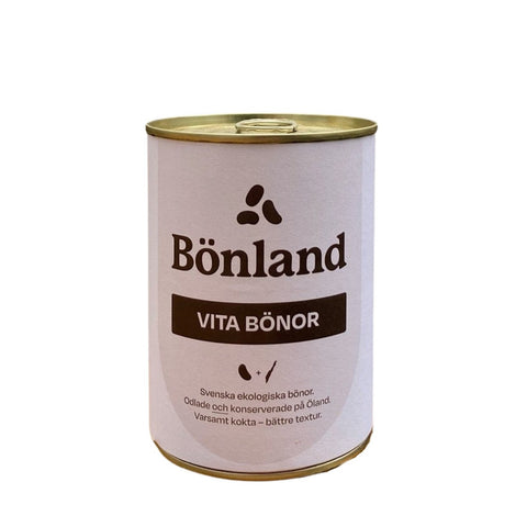 Bönland Vita Bönor EKO - White beans ECO - 410 g-Swedishness