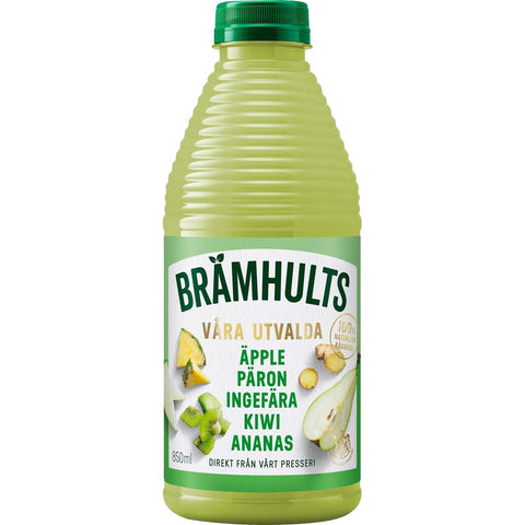Brämhults Äpple Päron Kiwi Ingefära - Apple Pear Kiwi Ginger Juice - 850ml-Swedishness