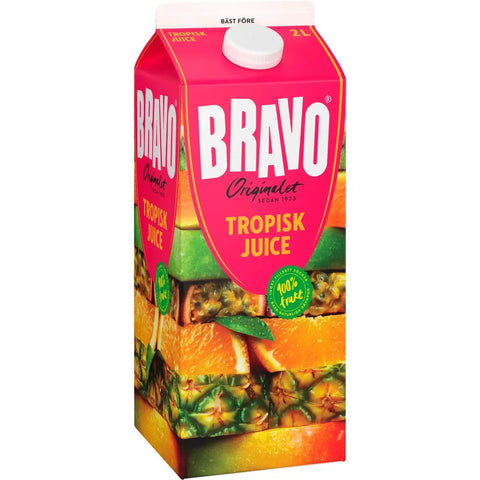 Bravo Juice Tropisk - Tropical juice - 2l-Swedishness