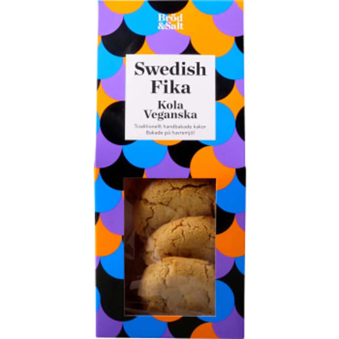 Bröd & Salt - Swedish Fika - Kola Veganska Kakor - Vegan Cola Cookies - 240 g-Swedishness