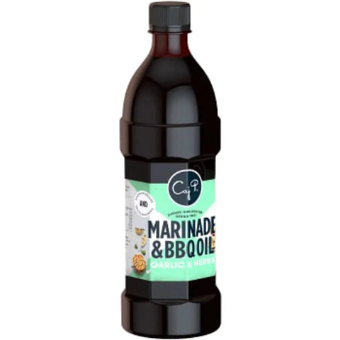 Caj P. Marinad BBQ Oil Garlic Herbs - Marinade BBQ Oil - 750 ml-Swedishness