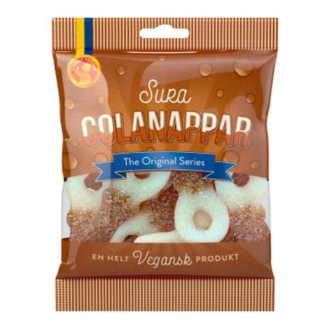 Candypeople Sura Colanappar - Cola apps sour 80 g-Swedishness