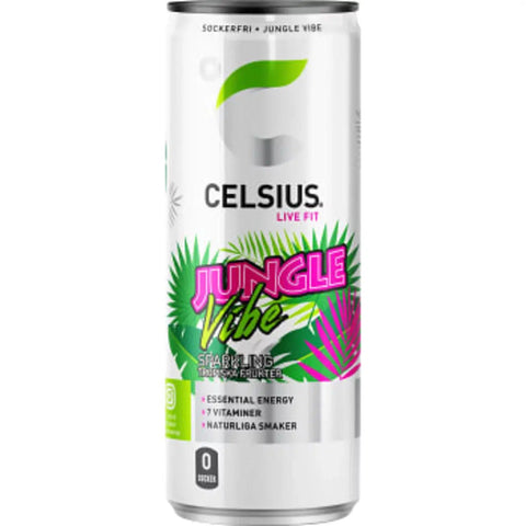 Celsius Energidryck Jungle Vibe - Energy Drink Jungle Vibe 35,5cl-Swedishness