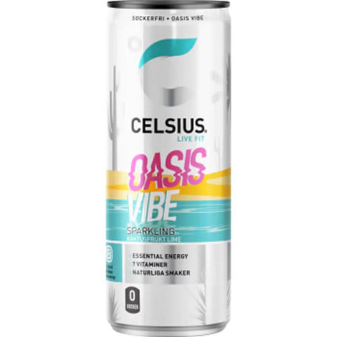 Celsius Energidryck Oasis Vibe Sockerfri - Energy Drink Oasis Vibe Sugarfree 35,5cl-Swedishness
