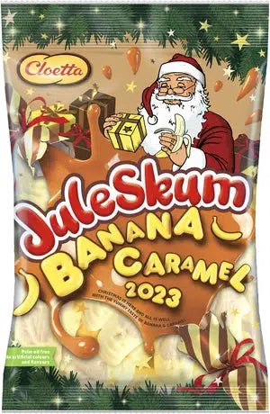 Cloetta Juleskum Banana Caramel - Christmas Marshmallows 100 g-Swedishness