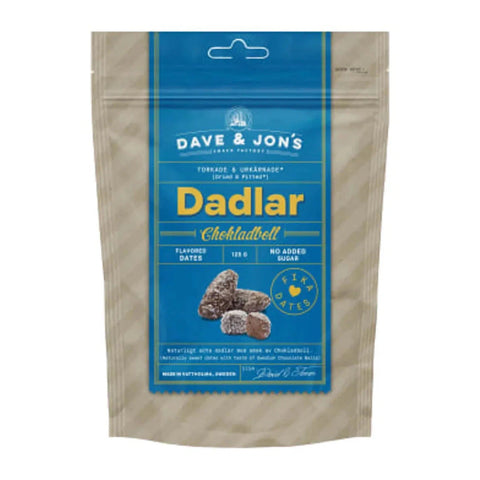 DAVE & JON'S Dadlar Chokladboll - Dates Chocolate ball - 125 g-Swedishness
