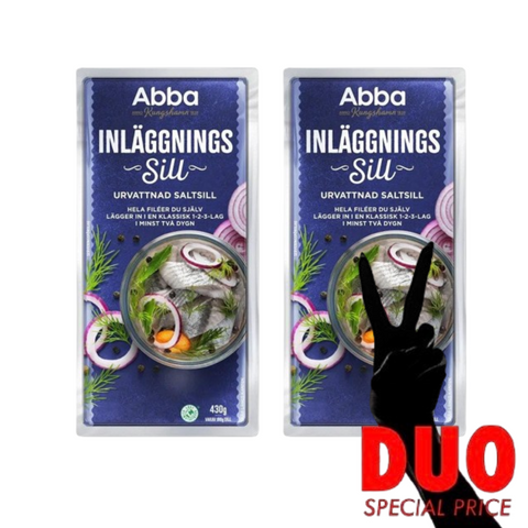 DUO Abba Inläggningssill - Make your own Herring 430 g X 2-Swedishness