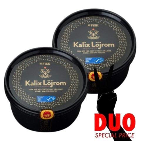 DUO BD Fisk Kalix löjrom Season 2025 - Roe from Kalix 500 g X 2-Swedishness