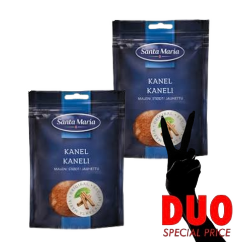 DUO Santa Maria Kanel - Ground Cinnamon 55g X 2-Swedishness