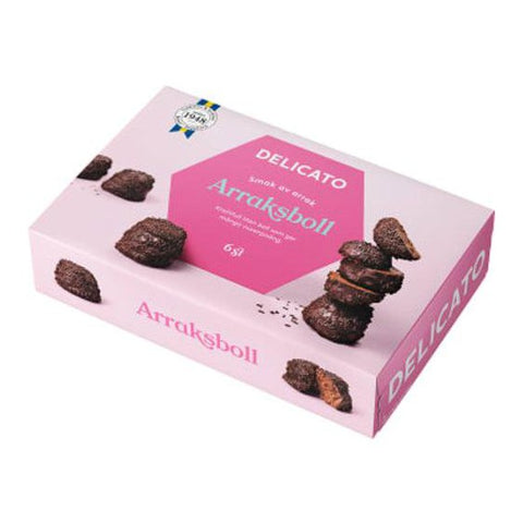 Delicato Arraksboll - Arrak Chocolate ball 6 pieces, 240g-Swedishness