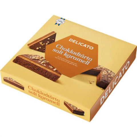 Delicato Chokladtårta Salt karamell - Chocolate cake Salted caramel - 750 g-Swedishness