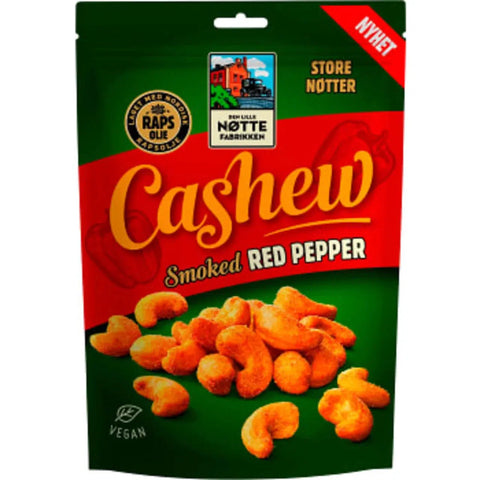 Den Lille Nöttefabrikken Cashewnötter Smoked Red Pepper - 150g-Swedishness