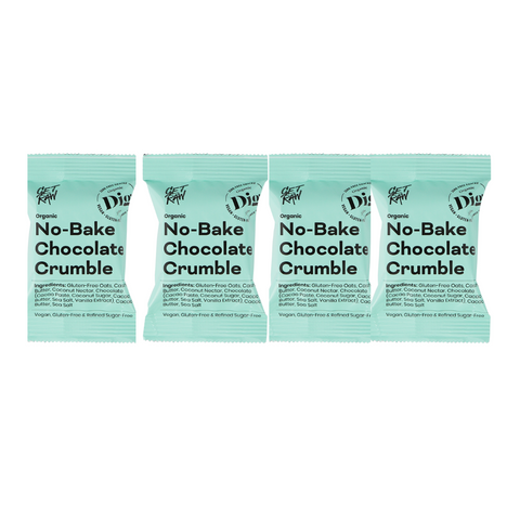 Dig Snacks Organic No - Bake Chocolate Crumble - 4 packs X 35g-Swedishness