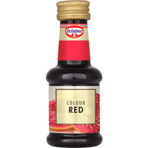 Dr Oetker Hushållsfärg RÖD - Household color RED - 30ml-Swedishness