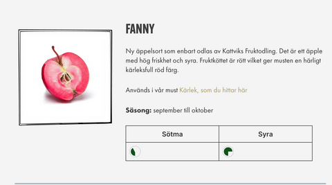 Englamust Kärlek Fanny Äpple - Love Apple Fanny 25 cl-Swedishness