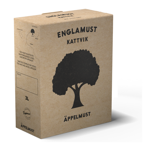Englamust Original Äppelmust - Original Apple juice - 3 L-Swedishness