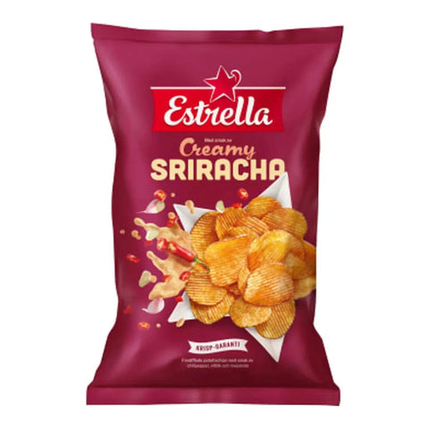 Estrella Creamy Sriracha chili - Creamy Sriracha chili chips 275 g-Swedishness
