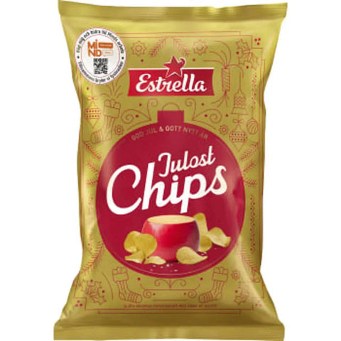 Estrella Julost Chips - Christmas Cheese Crisps 160g-Swedishness