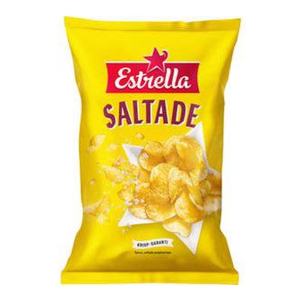 Estrella Lättsaltade Potatischips - Lightly Salted Potato Crisps 275 g-Swedishness