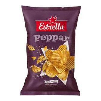 Estrella Pepparchips - Pepper Crisps 275 g-Swedishness