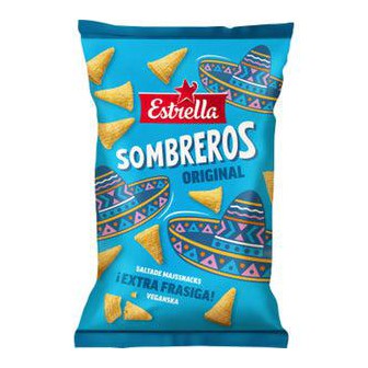 Estrella Sombreros Original - Cheese Corn Snacks 125g-Swedishness