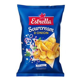 Estrella Sourcream & Onion Crisps 275 g-Swedishness