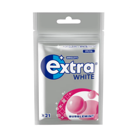 Extra Bubblemint Tuggummi - Bubblemint Chewing Gum 21 pieces, 29g-Swedishness