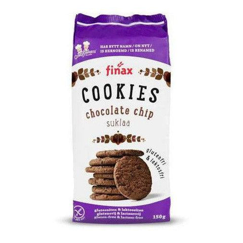 FINAX Chocolate Chip Cookies - Lactose-Free, Gluten-Free 150g-Swedishness