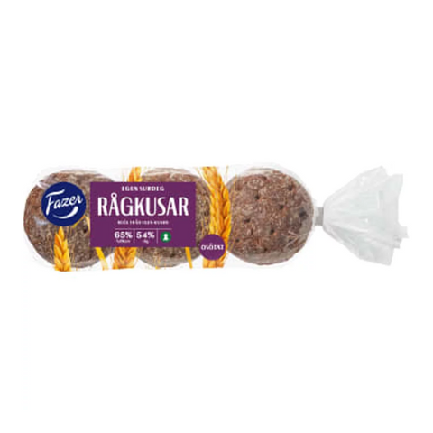 Fazer Frysta Rågkusar - Frozen Rye bread buns 675g-Swedishness