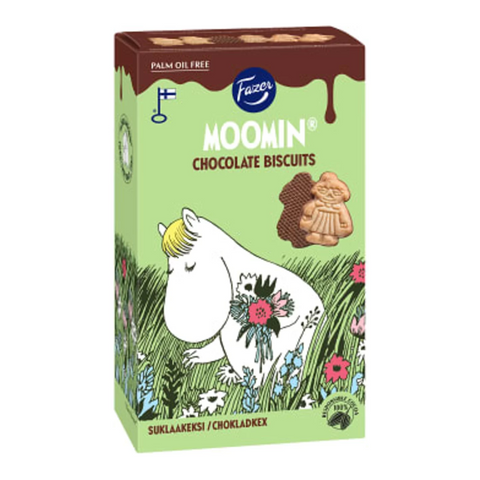 Fazer Moomin Chocolate Kexfigurer - Moomin Chocolate Biscuits 175g-Swedishness