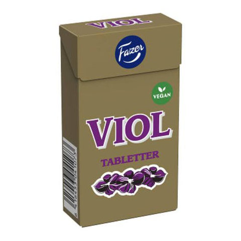 Fazer Viol Tabletter - Violet Pastils 38g-Swedishness