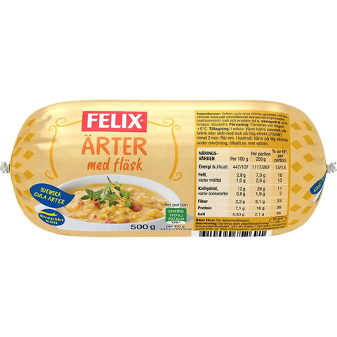 Felix Ärtsoppa med fläsk - Pea soup with pork - 500g-Swedishness