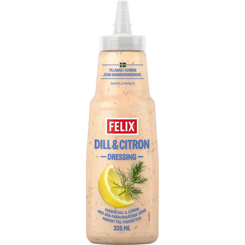 Felix Dressing Dill Citron - Dressing Dill Lemon - 335ml-Swedishness